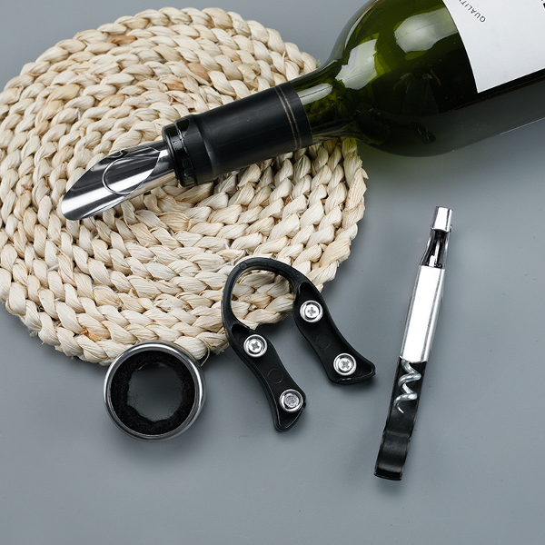 Producto - Set de accesorios de vino de 4 piezas. (BLISTER) - 0