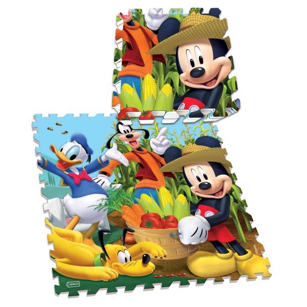 Producto - PISO DE GOMA 9pzas.MICKEY