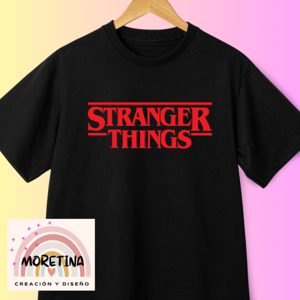 Producto - Remera Stranger Things - Algodon Unisex Adulto