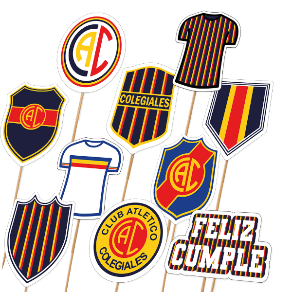 Producto - Topper Pincho Cupcake Muffins Torta X10u Colegiales