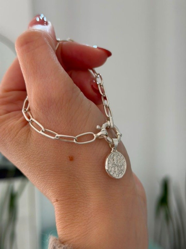 Producto - Pulsera forcet y medalla San Benito - 2