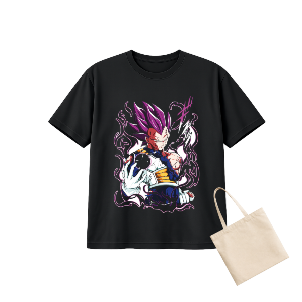Producto - DRAGON BALL "VEGETA ULTRA EGO" + TOTEBAG