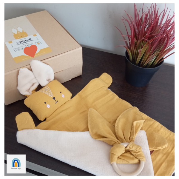 Producto - Trapito de Apego + Mordillo CONEJO