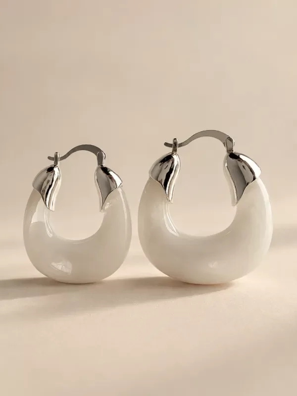 Producto - Argollas Carey Blanco - 2
