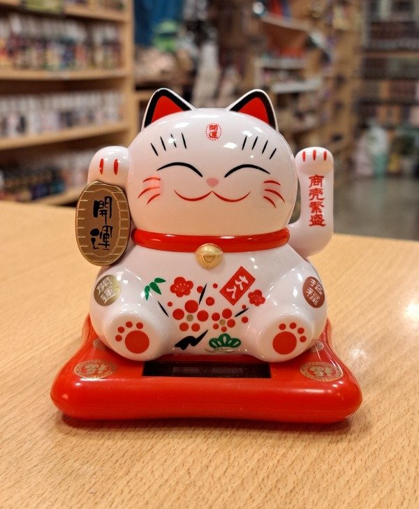 Producto - Gato Maneki Neko de la Fortuna 9.5 cm