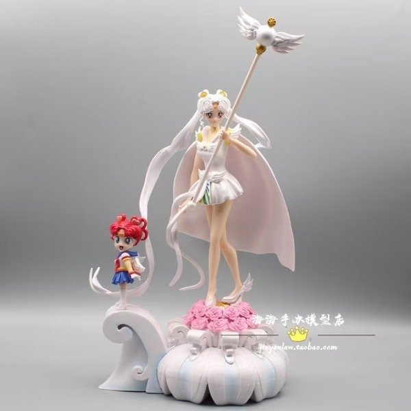 Producto - Diorama Sailor Cosmos y Sailor Chibi Chibi - Sailor Moon - 37cm