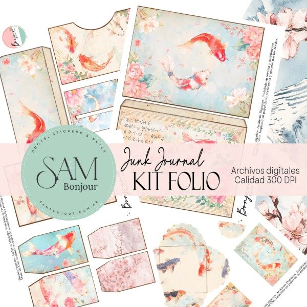 Producto - Watercolor Koi -Archivo Digital-