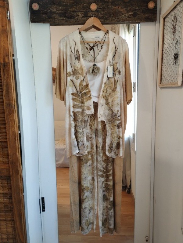 Producto - Conjunto ECOPRINT MOSTAZA 2 piezas