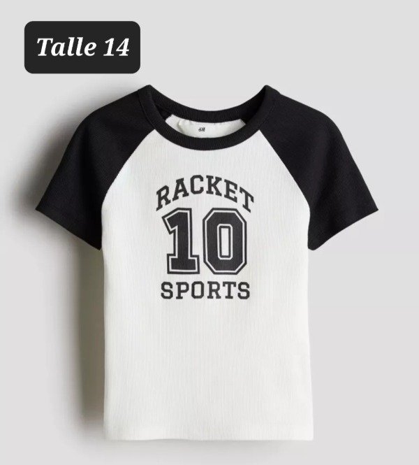 Producto - Remera manga corta HyM talle 14  nro 10