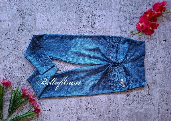 Producto - Legg Fake Jeans Bolsillos Talle P