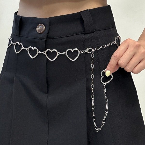 Producto - Cinto Chains Y2K Corazones - 0
