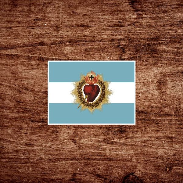 Producto - Sticker Bandera Sagrado Corazón