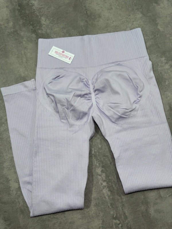 Producto - CALZA SEAMLESS CON FRUNCE LILA