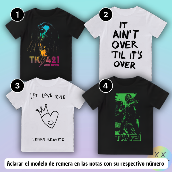 Producto - Baby Tee Lenny Kravitz #1 (varios modelos)