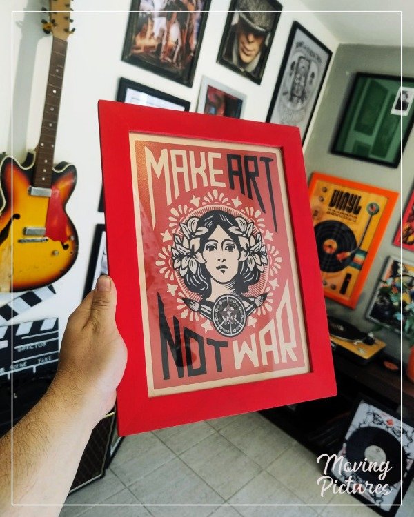 Producto - Cuadro Make Art Not War