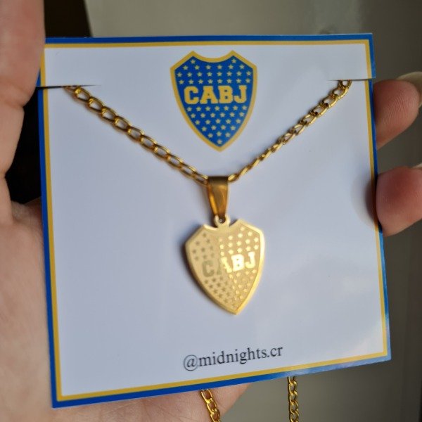 Producto - Collar Boca Juniors (unisex) (dije 2x2cm)