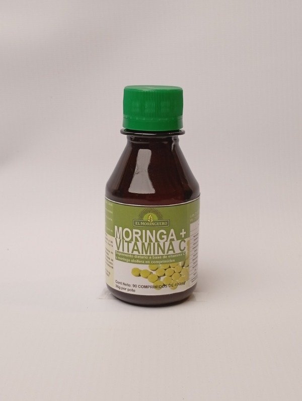 Producto - Comprimidos de Moringa x 90 comprimidos enriquecido con vitamina C