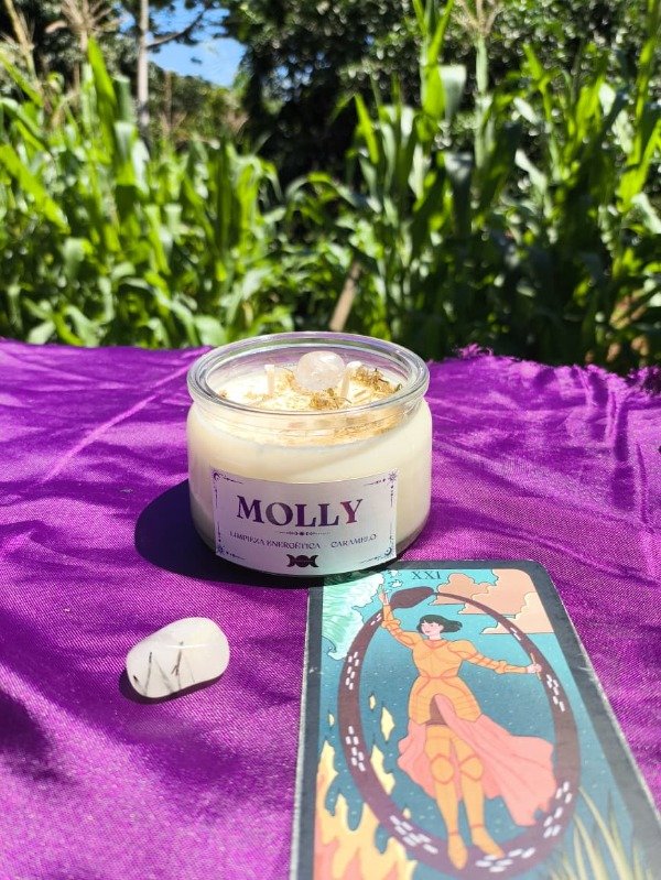 Producto - vela MOLLY - limpieza energética