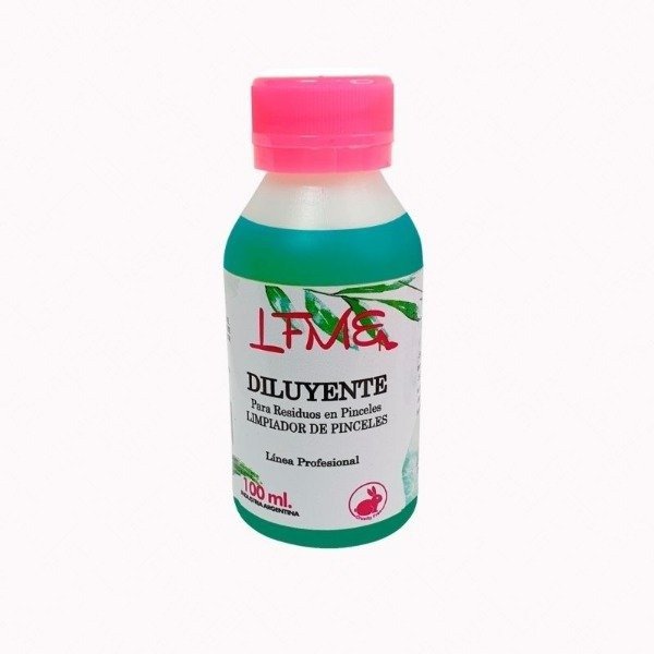 Producto - LIMPIADOR DE PINCELES DILUYENTE DE RESTOS EN PINCELES 100CC LFME