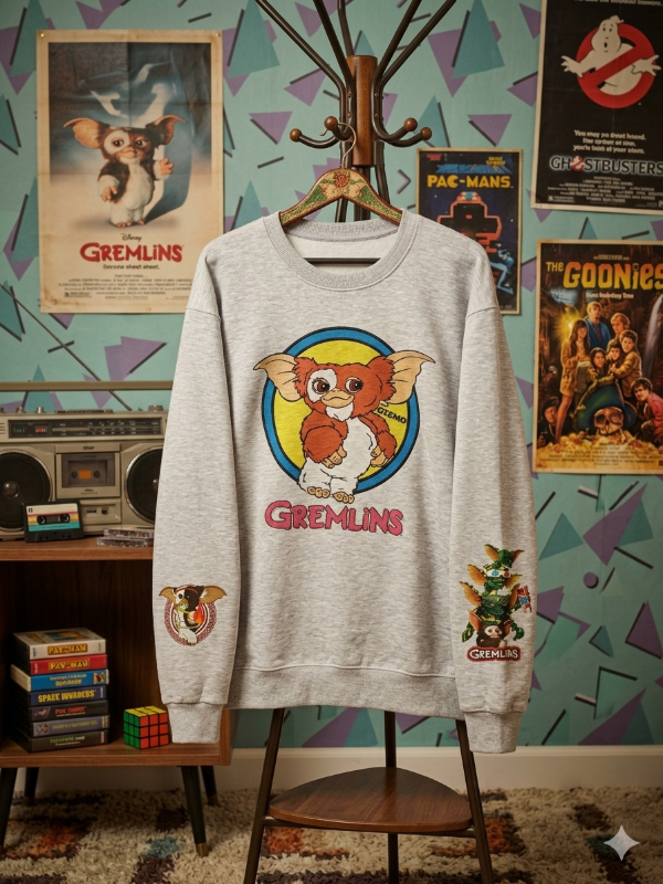 Producto - Buzo Gremlins Mangas Gris