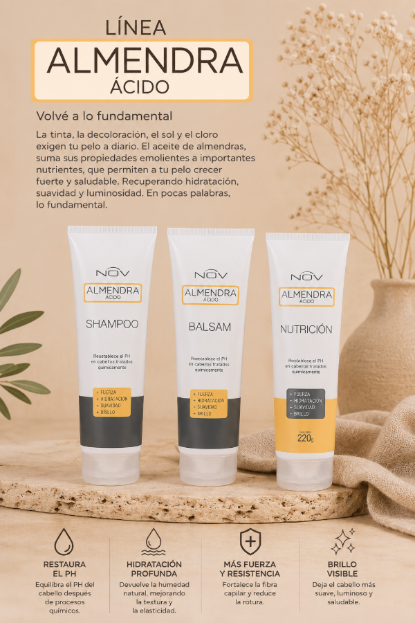 Producto - Acondicionador Almendras Nov 250 ml