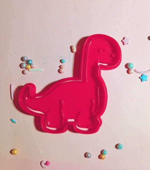 Producto - Cortante 3D con sello dinosaurio 2