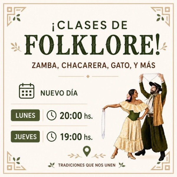 Producto - CLASES DE FOLKLORE ARGENTINO