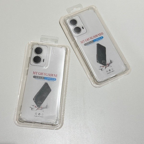 Producto - FUNDA TRANSPARENTE CON CUBRE CÁMARA G85/EDGE 50 FUSION