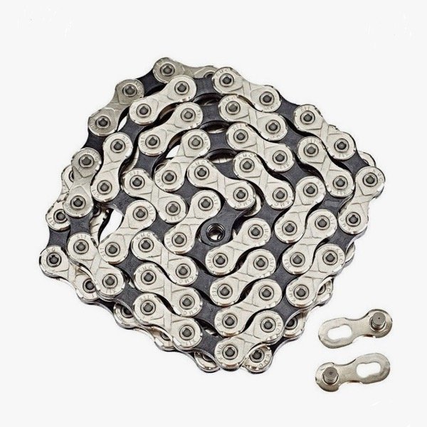 Producto - Cadena KMC X12 Silver Black 126