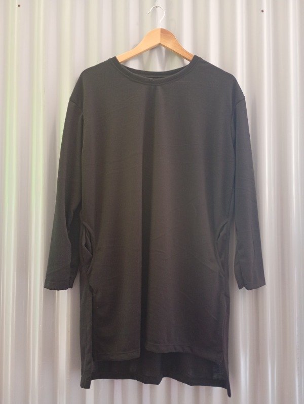 Producto - Túnica lanilla negro