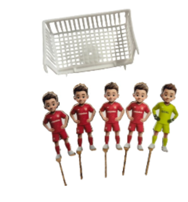 Producto - Topper independiente de MDF 5 jugadores con arco