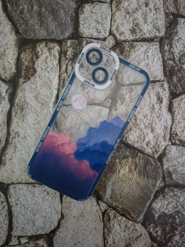 Producto - Funda tpu paisaje Iphone 13 / 14 azul
