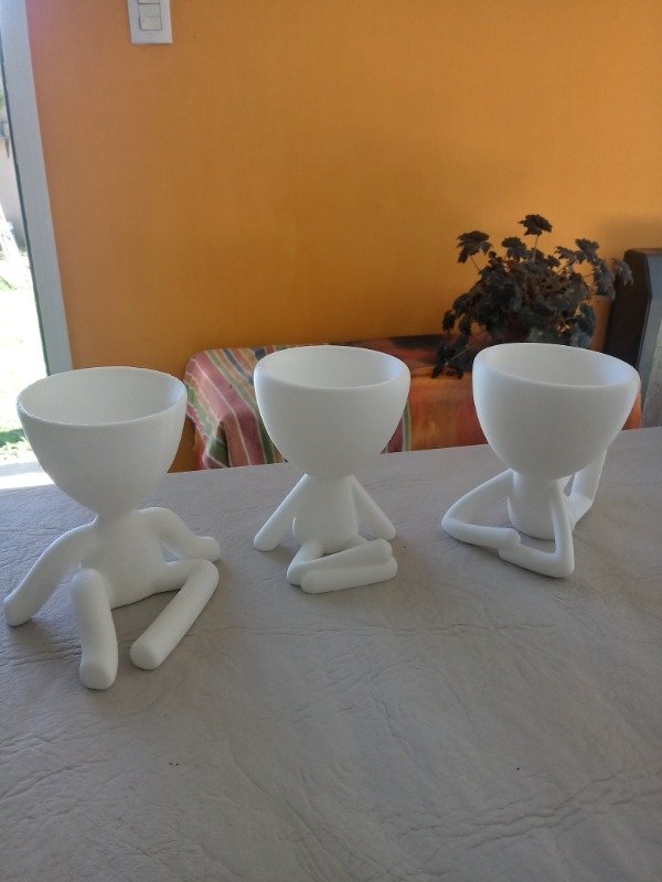 Producto - Macetas Robert Plant Personita P/ Suculentas Interior Decora