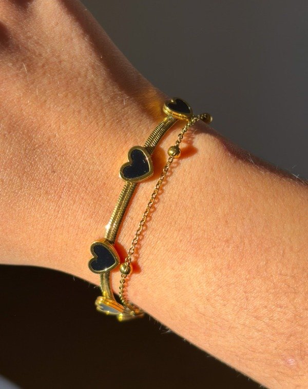 Producto - PULSERA DOBLE CORAZONES
