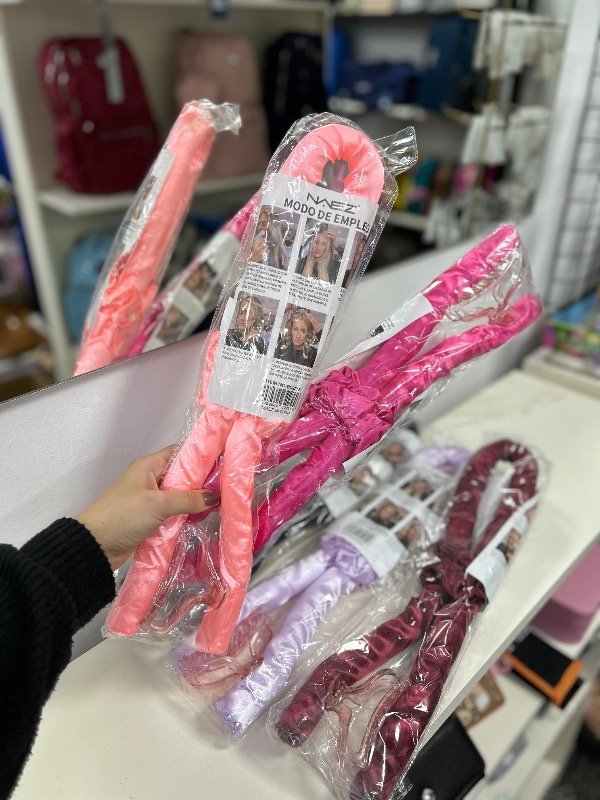 Producto - Rulos sin calor incluye scrunchi y broche