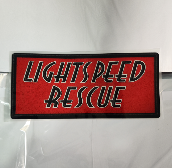 Producto - DTF Power Rangers Lightspeed Rescue Logo Espalda Escala Real - 0