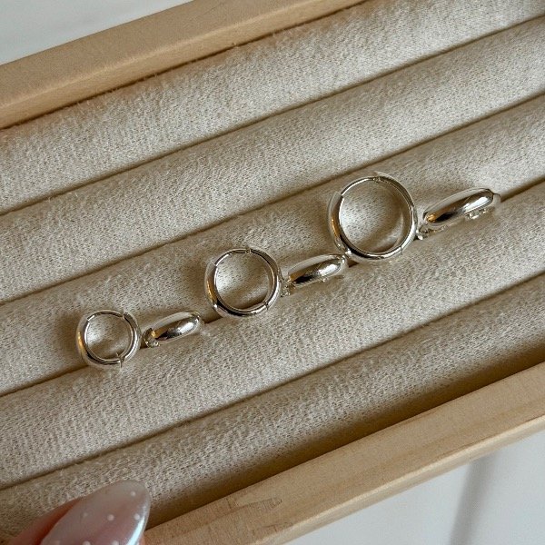 Producto - Argollitas click de acero blanco - 0