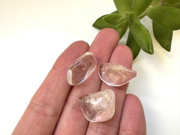 Producto - CUARZO CRISTAL PULIDO 1 cm. X 3 UNIDADES