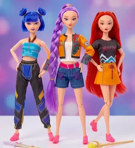 Producto - Muñeca articulada con Luz y Sonido Guerrera K-POP ZOEY Demon Hunters - 2