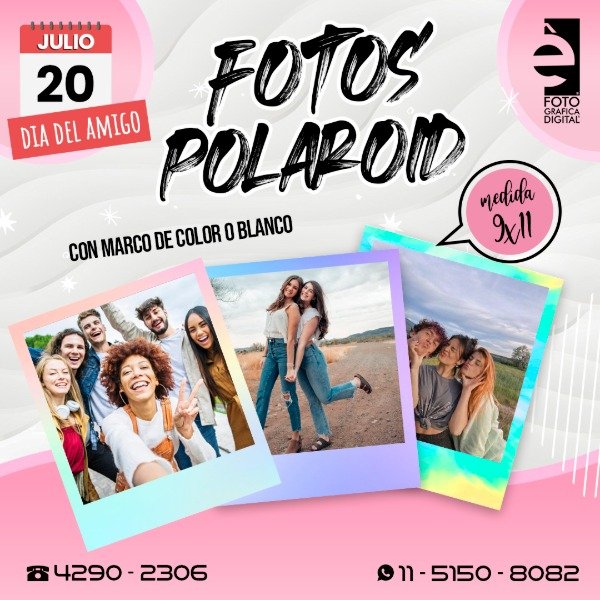 Producto - Fotos polaroid / día del amigo