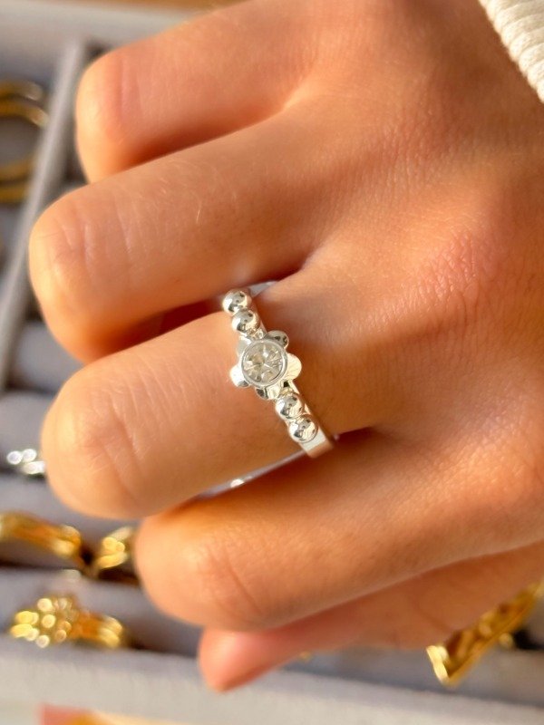 Producto - Anillo Flor Strass