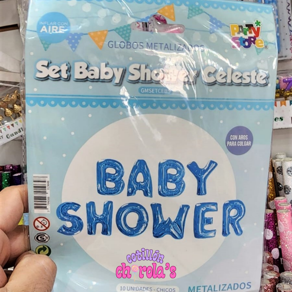 Producto - SET FRASE - BABY SHOWER CELESTE