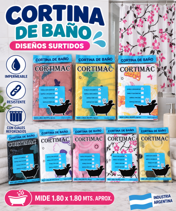 Producto - Cortina de baño doble - 0