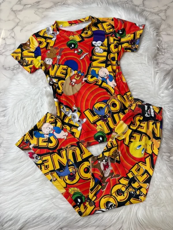 Producto - Pijama Looney Toones manga corta niños - 0