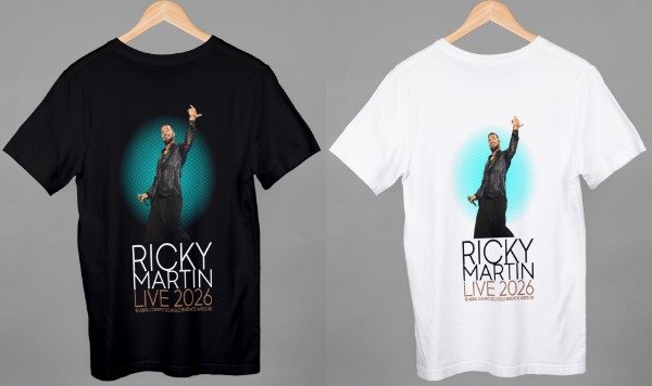 Producto - Pack de Plantilla para remera de Ricky Martin
