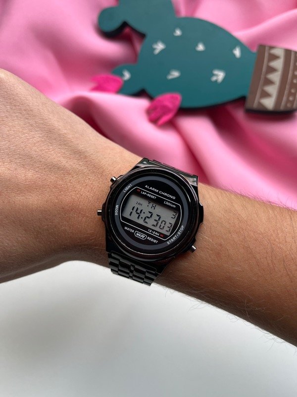 Producto - Reloj Retro Redondo Negro