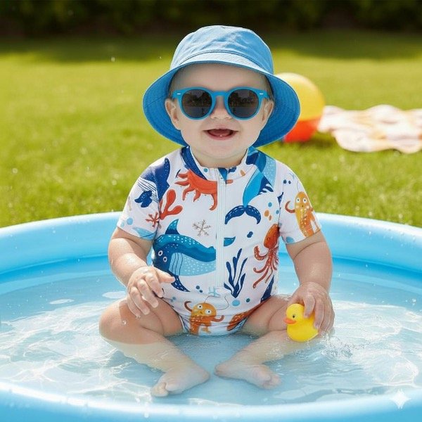 Producto - Malla Enteriza Bebé / Traje de Baño / Pileta / Playa