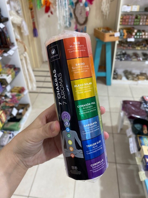 Producto - Velón 7 Chakras 7 Aromas - Iluminarte