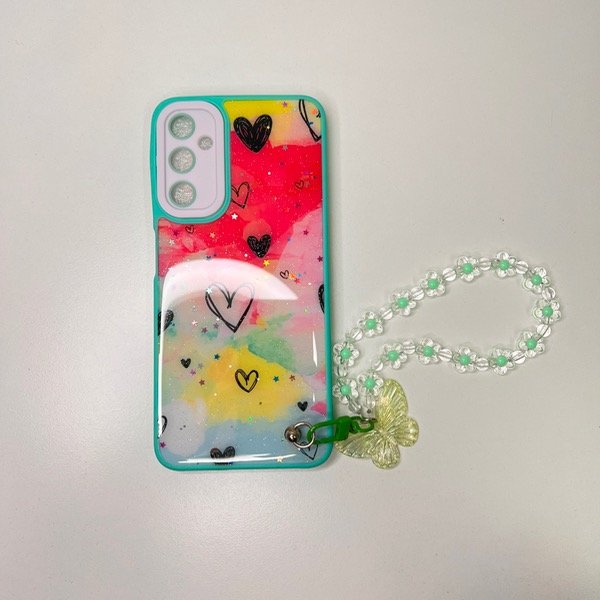 Producto - Funda con diseño + holder - A05s verde