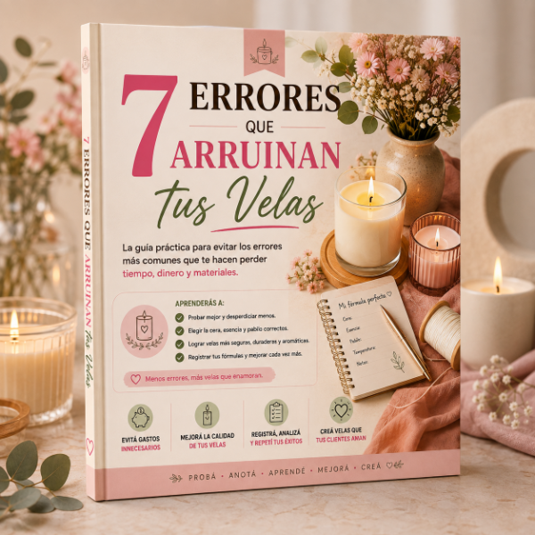 Producto - Mini Guia:7 Errores que Arruinan tus Velas - 0